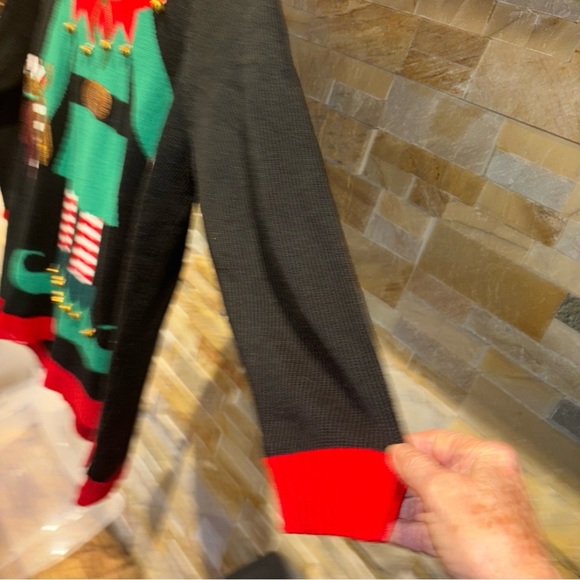 HOLIDAY TIME SIZE  3X  LADIES SWEATER   You Are The Elf With JINGLE Bells - Picture 8 of 11